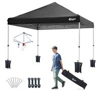 PORTAL Tonnelle de Jardin Extérieur 3x3 Barnum Pliante | Imperméable 1000mm Pop-up Qualité Commerciale Professionnel Camping Canopée Ignifugé anti UV avec Poids Toile