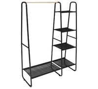 Portant à vêtements avec 4 étagères ""Artemis"" noir - 5 five simply smart - Noir