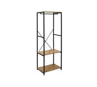Portant à vêtement en bois et métal Stan