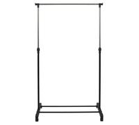 Portant à Vêtements en Métal ""Roulette"" 90cm Noir