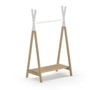 Portant à Vêtements Enfant ""Kiddy"" 130cm Naturel