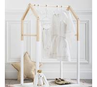 Portant À Vêtements Enfant - Maison Multicolore TU