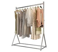 Portant à vêtements robuste avec étagères, support à vêtements pour chambre à coucher, buanderie et vitrine de vente au détail, 150 x 40 x 160 cm