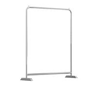 Portant à vêtements Robuste - présentoir à vêtements sur Pied, adapté à la Vente au détail, en Fer à Un Seul Poteau, 100x40x130 cm, présentoir à vêtements spécifique au Magasin.