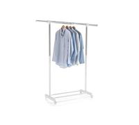 Portant à vêtements SALA, en métal chromé et blanc