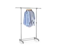 Portant à vêtements SALA, en métal chromé et gris
