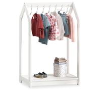 Portant enfant SALLY en pin massif - Blanc Blanc G