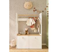 Portant et bureau enfant 2 en 1 Ourson blanc TU