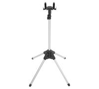 Portant Pliable Noir pour Défroisseur Vapeur Portatif, Réglable 90 à 160 | Alliage Aluminium et Plastique, Support Stable et Léger, Rangement Pratique, Adapté aux Robes, Maison ou Voyage