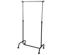 Portant pour vêtements - MHOME - H118-180 cm - Métal - Noir