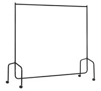Portant š€ Všºtements avec Roulettes Tringle a Všºtement solide Charge 140 Kg 180 x 60 x 170 cm Porte-Manteau en acier noir