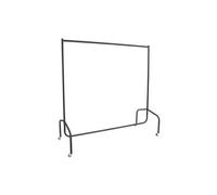 Portant à vêtements - HOMCOM - avec roulettes tringle solide charge 140 kg vestiaire - acier - 150x60x170cm - noir
