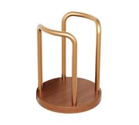 Porte-à café Support de vaisselle métallique robuste avec une base en bois | Distributeur de en pour Plan de Travail de Cuisine, Coin Bureau, Comptoir de Bar,