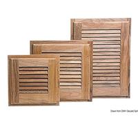 Porte à lamelles en teck+cadre 380x500 mm , 1 pièce