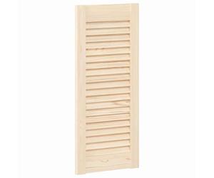 Porte à Persiennes, Porte d'armoire Panneaux de Placard Garde-Robe Buffet 69x29,5 cm bois de pin massif