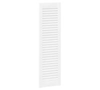 Porte à Persiennes, Porte d'armoire Panneaux de Placard Garde-Robe Buffet blanc 99x29,5 cm