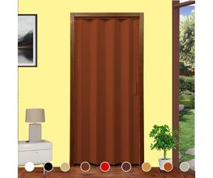 Porte à soufflet en kit de bricolage à couper et à assembler sur mesure disponible en différentes tailles et couleurs instructions d'assemblage et de montage vis et film