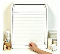 Porte Accordéon Interieur Kit de Quincaillerie pour Petite Porte à Lamelles Blanc pour Placard, Armoire Buffet