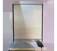 Porte Accordéon Interieur Porte Coulissante à Tambour Gris Clair pour Armoire, Porte à Persiennes pour Meuble de Rangement D'électroménager de Cuisine, Porte Sectionnelle ABS(18x22in(46x56cm))