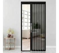 Porte Accordéon Interieur Porte Moustiquaire Accordéon Rétractable Verrouillable, Porte Pliante Accordéon Ventilée pour Entrée, Portail Pliant Multiple avec Cadre en Alliage(75x80in(191x203cm))