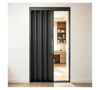 Porte Accordéon Intérieure en Alliage d'Aluminium avec Serrures | Porte coulissante invisible, Porte Moustiquaire Rétractable Personnalisable, pour chambre, bureau(24x40in(61x101cm))