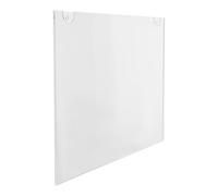 Porte-affiche Mural 11x8,5 en Acrylique Transparent 3 Pièces | Gain de Place, Bords Lisses, Stabilité Renforcée, Anti-rayures, pour Zones du Personnel et Boutique