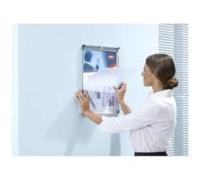 Cadre pour affiches A4 370x248x11mm aluminium/plastique argenté paquet de 5 pièces