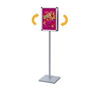 Porte Affiche sur Pied design Standard A3 Coins Ronds 25 mm Double Face
