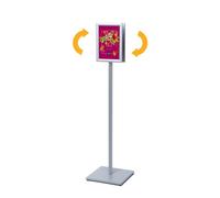 Porte Affiche sur Pied design Standard A4 Coins en Onglet 25 mm Double Face