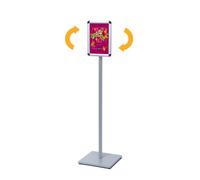 Porte Affiche sur Pied design Standard A4 Coins Ronds 25 mm