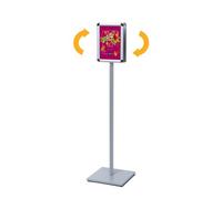 Porte Affiche sur Pied design Standard A4 Coins Ronds 25 mm Double Face