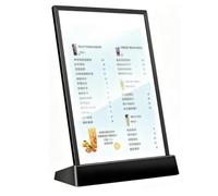 Porte-Affiche Visuels Interchangeables Caisson Lumineux Publicitaire Bureau