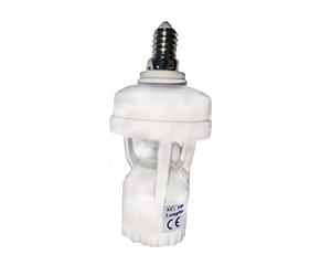 Porte-ampoule à vis E14 LED PIR Capteur de mouvement infrarouge Commutateur de lampe à culot Bases de lampe Support d'ampoule Veilleuse Adaptateur convertisseur de lumière blanche