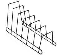 Porte-assiettes et Couvercles Radka - Organisateur de Placard - 34,5 x 14 x 19 cm - Noir