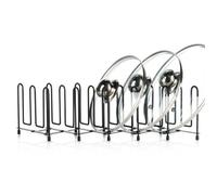 Porte-assiettes - Extensible - 74 x 16 x 13 cm - Noir