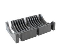 Porte-assiettes pour meuble - plastique gris anthracite EMUCA