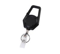 Porte-badge à clipser, fixation pour à, bobine rétractable, boîtier mat, connecteur en métal, accès rapide, accessoire de transport de carte, bobine de badge rétractable, accessoire à clipser,