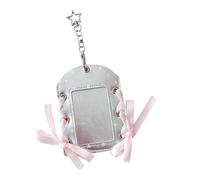 Porte-badge avec nœud étoilé, porte-clés élégant avec cordon tour de cou, compact pour le travail, carte d'identité avec clip pour infirmière, enseignant, accessoire multifonctionnel pour croisière
