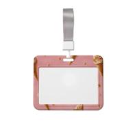Porte-badge coulissant en plastique rigide pour carte de travail, porte-étiquette pour infirmières et bureau