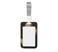 Porte-badge coulissant en plastique rigide pour cartes de travail, porte-badge, porte-nom pour infirmières, bureau