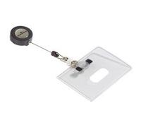 Porte-badge, en PVC souple, 85 x 54 mm