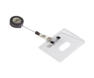 Porte-badge, en PVC souple, 85 x 54 mm