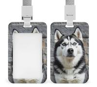 Porte-badge Husky avec lanière réglable pour femme, travail, bureau, infirmière, médecin