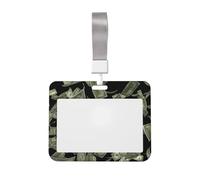 Porte-badge imprimé dollar léger transparent imperméable bureau hôpital conférence