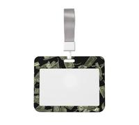Porte-badge imprimé dollar léger transparent imperméable bureau hôpital conférence