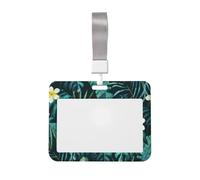 Porte-badge imprimé hawaïen, léger, transparent, étanche, bureau, hôpital, conférence