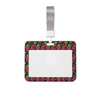 Porte-badge imprimé pastèque, léger, transparent, étanche, bureau, hôpital, conférence
