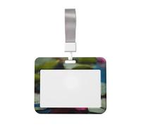 Porte-badge imprimé Spirit of the Lotus pour tous les jours, léger, imperméable, transparent, bureau, conférence