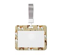 Porte-badge léger et transparent imperméable Motif Beagle