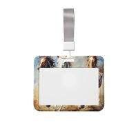 Porte-badge léger transparent et étanche pour bureau, hôpital, conférence